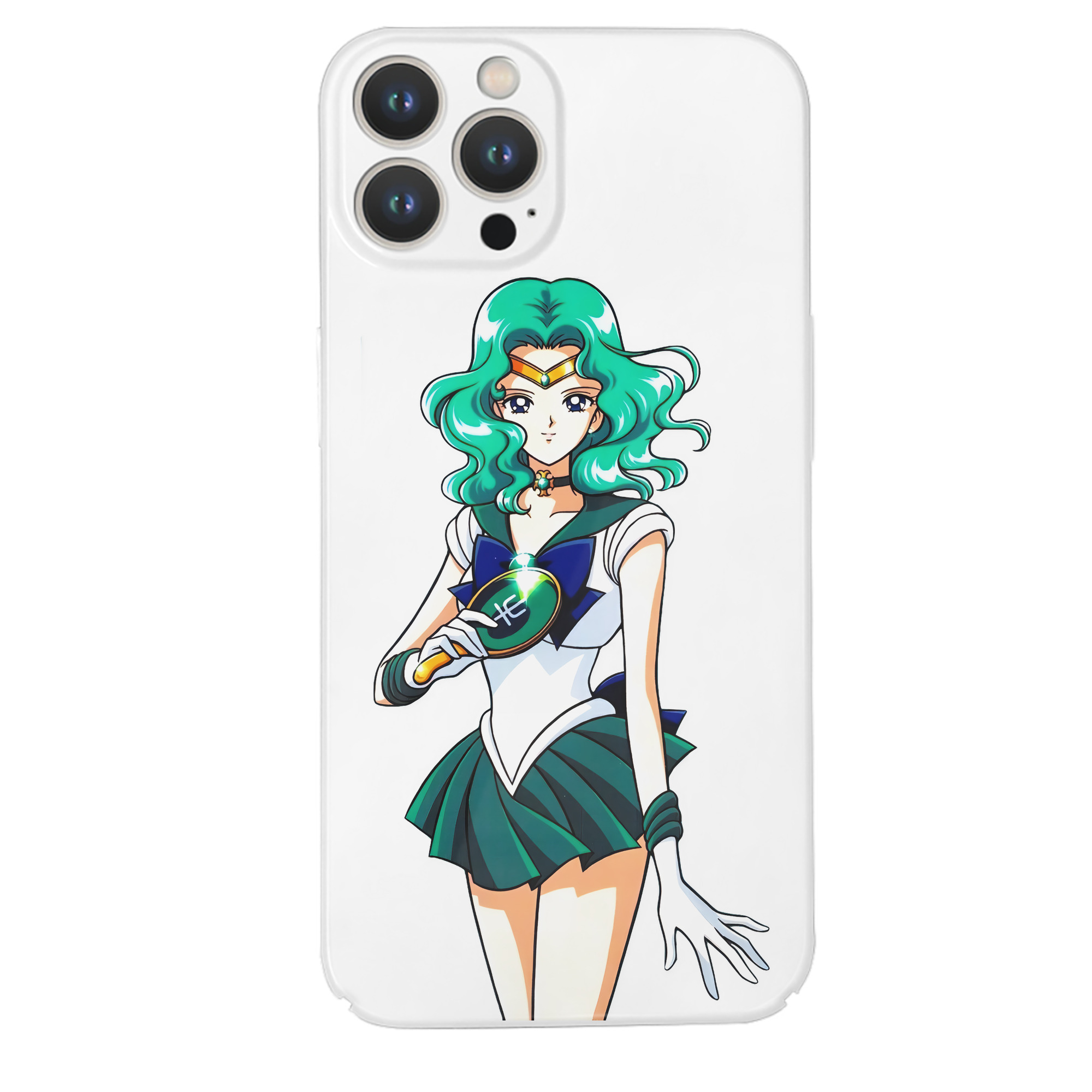 （画像用） 美少女戦士セーラームーン 海王 みちる（かいおう みちる） Sailor Moon Kaiou Michiru 【iPhone 14シリーズ対応】ハードケース